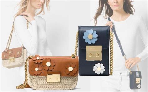 michael kors tasche silber blumen|michael kors handtaschen.